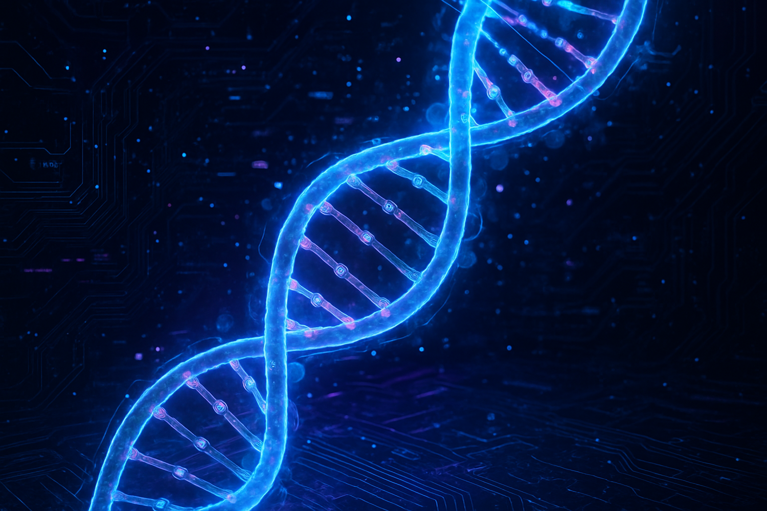 futuristic representation of DNA