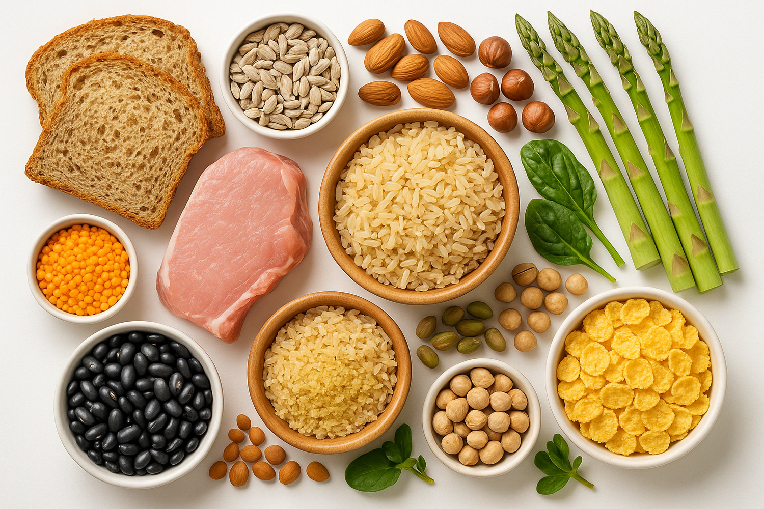 show the natural sources for Thiamine instead